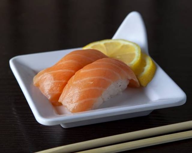 Salmon Sushi.