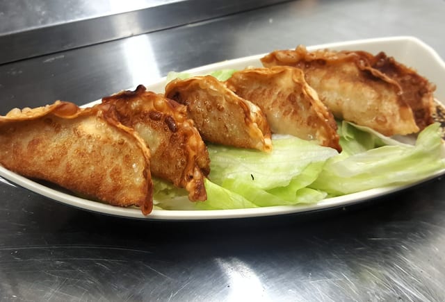 Fried Gyoza.