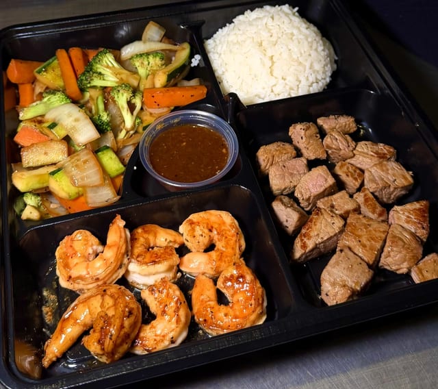 Hibachi Bento Combo.