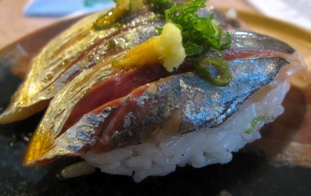 Spanish Mackerel Sushi.