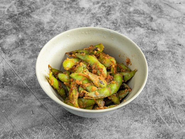 Garlic Edamame.
