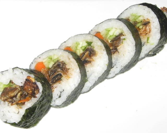 Salmon Skin Roll.