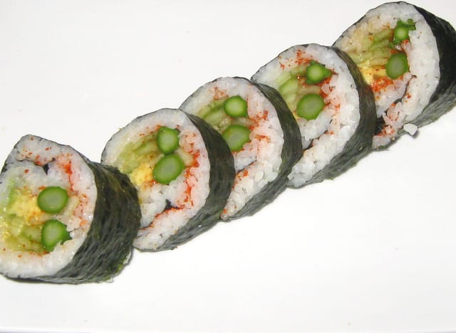 Spicy Asparagus Roll.