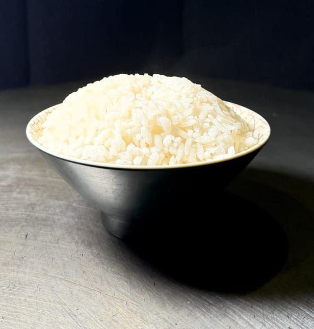 Steamed Rice.