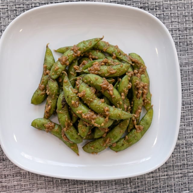 Garlic Edamame.
