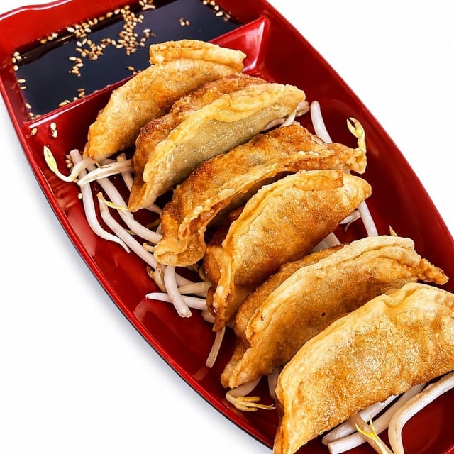 Fried Gyoza.