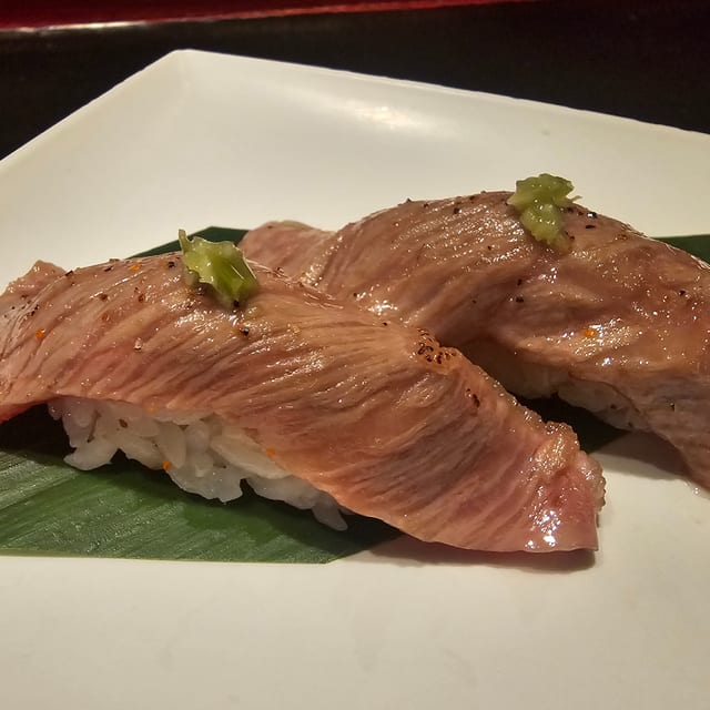 Wagyu Sushi.
